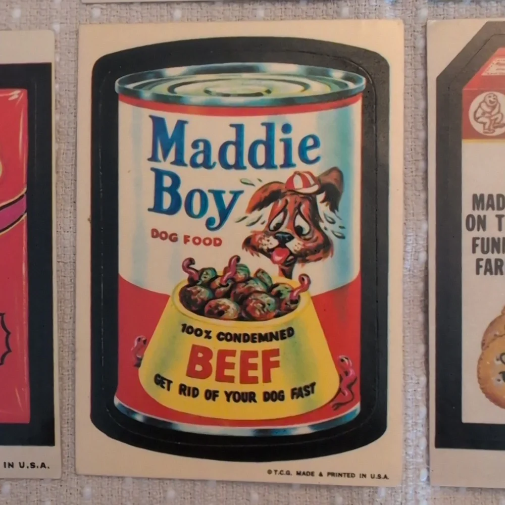 Vintage Topps Wacky Packages Stickers 1970's Set of 15